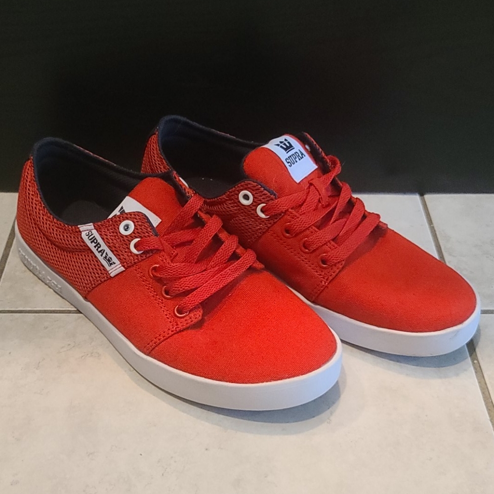 *Like New* Men's Red Supra Shoes Sz 8.5